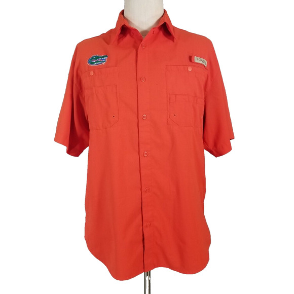 Columbia Other - Columbia PFG Florida Gators Omni shade shirt men's medium orange Outdoor fishing
